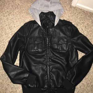 Hurley leather jacket